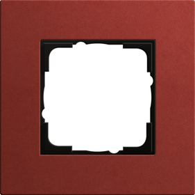 Khung đơn Gira Esprit Limoleum-Plywood màu đỏ